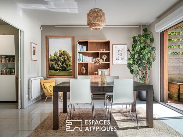 Maison familiale en ossature bois au coeur de la nature