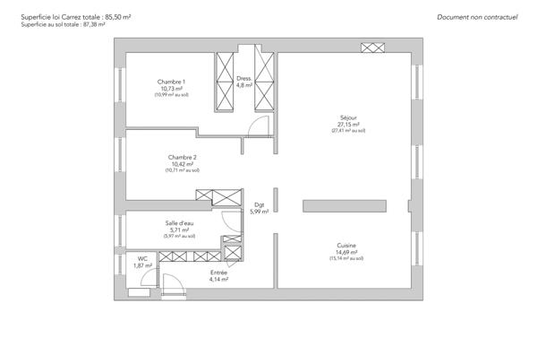 Appartement Paris 3e - FROISSART / BRETAGNE