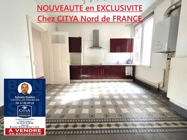 Appartement à vendre 3 pièces 68m² Cambrai (59400)