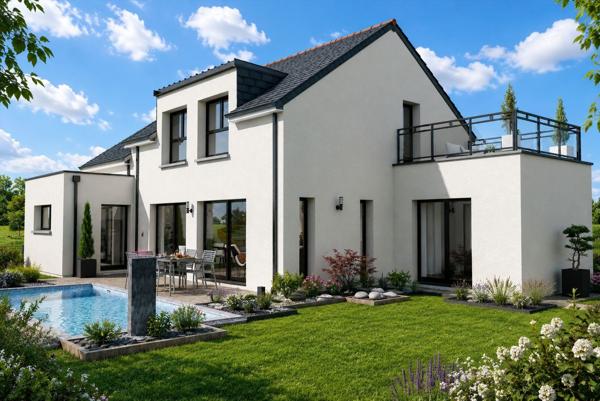Terrain + Maison à vendre 5 pièces - 121 m²