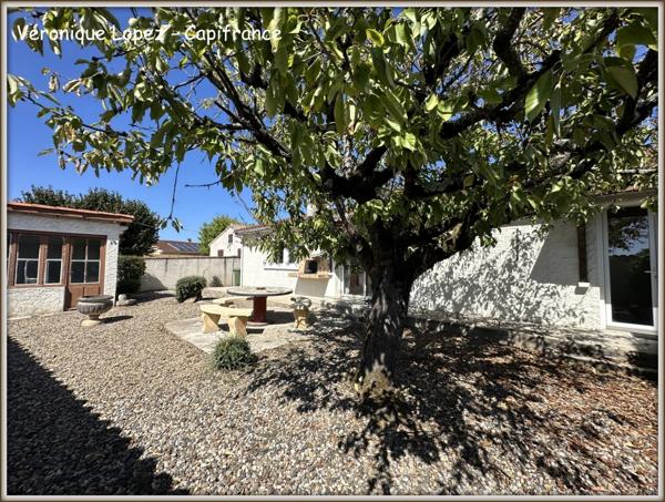 Le Passage, maison de plain-pied de 93m² avec garage, jardin et abri en dur