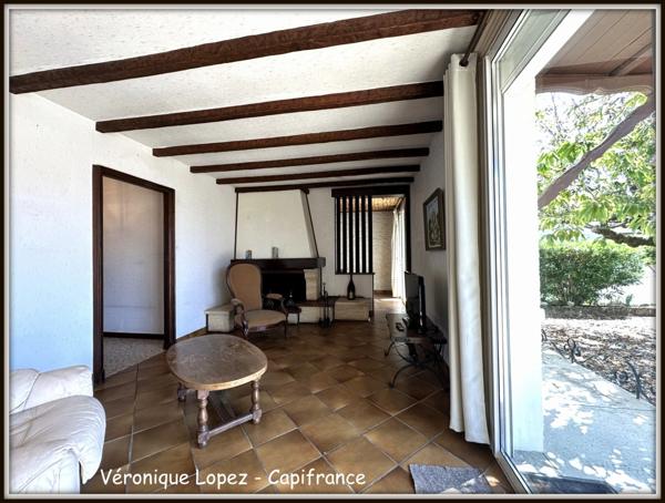 Le Passage, maison de plain-pied de 93m² avec garage, jardin et abri en dur