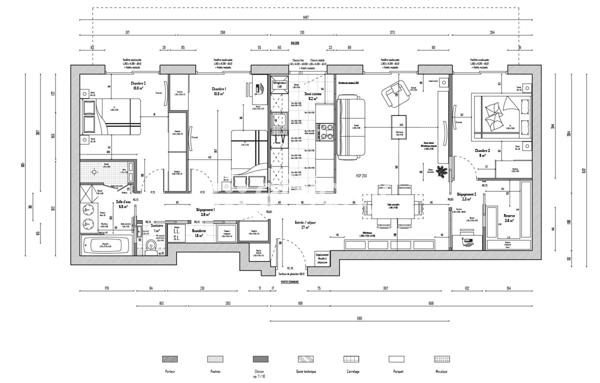 Appartement 4 pièces - 88 m² Exclusivité