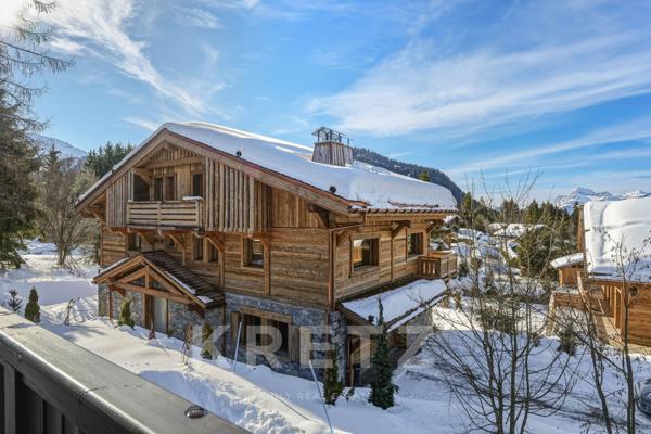 MEGEVE- MONT D'ARBOIS - Chalet 395 m2 en cours de finitions