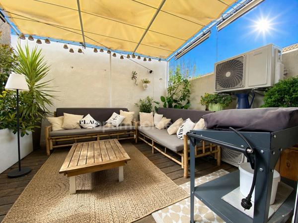 Maison de village 118m2 avec terrasse et garage à FLORENSAC (34)
