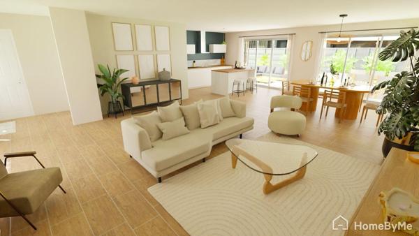 Pavillon neuf de 2025, 143 m2, 4 chambres et 800 m2 de jardin clos