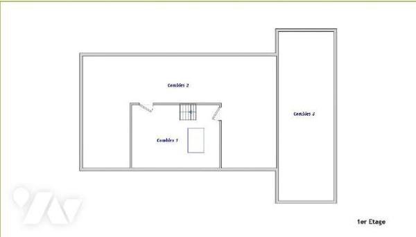 Maison 5 pièces sur terrain de 536m2