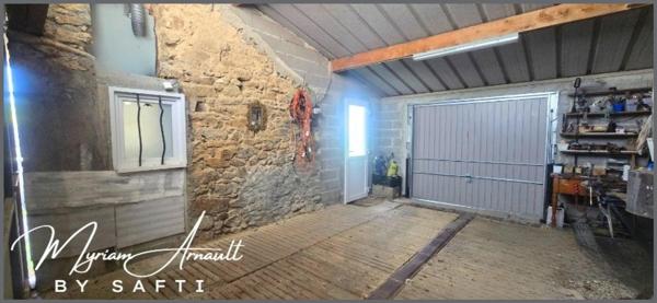Maison d'habitation garage puits terrain attenant