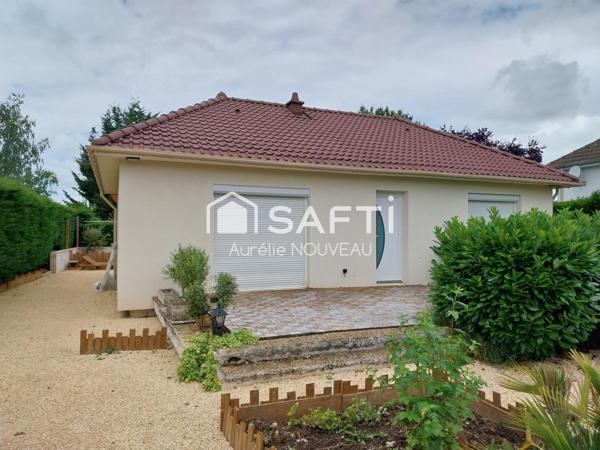 Maison de plan-pied + T2, piscine, terrasses, investissement possible