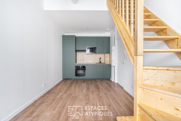 Duplex rénové à Lyon 8e.