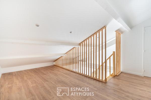 Duplex rénové à Lyon 8e.