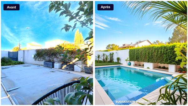 VILLA T5 CONTEMPORAINE AVEC PISCINE LUNEL NORD