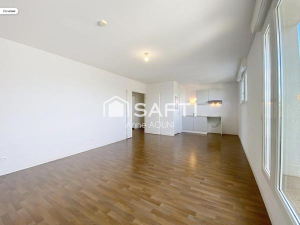 T3 avec ascenseur, 2 terrasses et 2 parkings