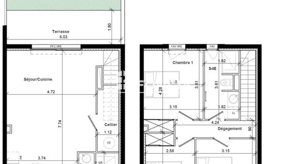 À vendre Maison 4 pièces 86 m² - Marsillargues 34590