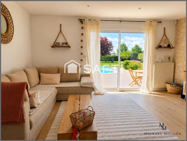 Maison T4 familiale avec piscine et beaux volumes