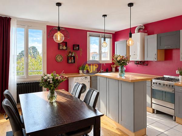 Appartement à vendre Nantes - 4 pièces, 75m² avec 2 chambre(s) à 227 900€ - AJP Immobilier Nantes Jouzel