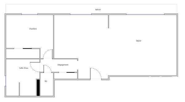 Appartement à vendre 2 pièces 47 m² Épinay-sur-Seine