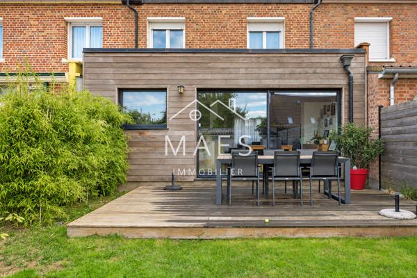 WAMBRECHIES – Maison familiale 3 chambres + bureau – Jardin & double garage