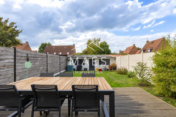 WAMBRECHIES – Maison familiale 3 chambres + bureau – Jardin & double garage