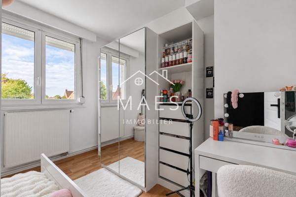 WAMBRECHIES – Maison familiale 3 chambres + bureau – Jardin & double garage