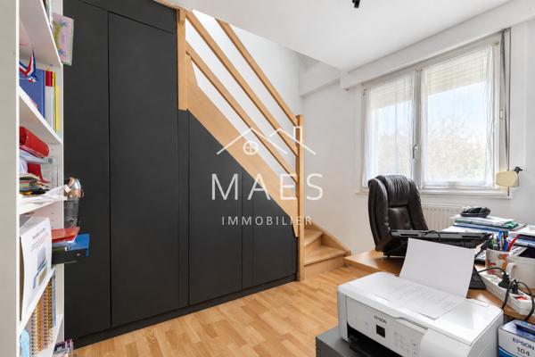 WAMBRECHIES – Maison familiale 3 chambres + bureau – Jardin & double garage
