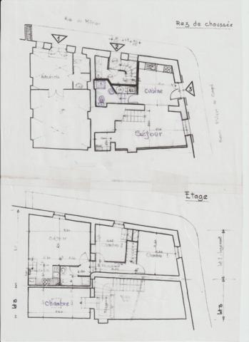 Appartement T3  dans une ruelle calme de Lauris - Jolie potentiel