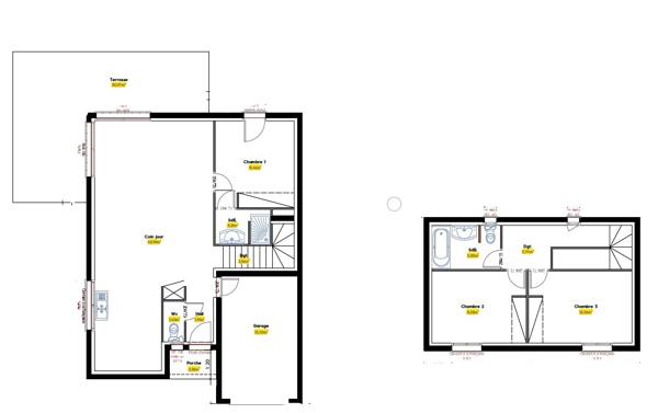 Maison Montagnac 4 pièce(s) 97.65 m2  de 2025