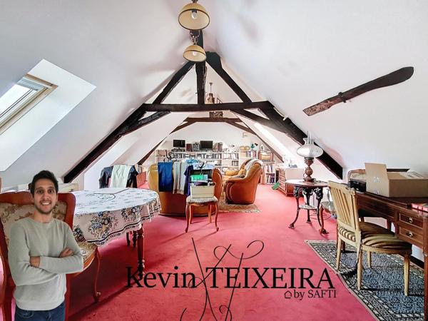 Grande maison en campagne avec 4 chambres.