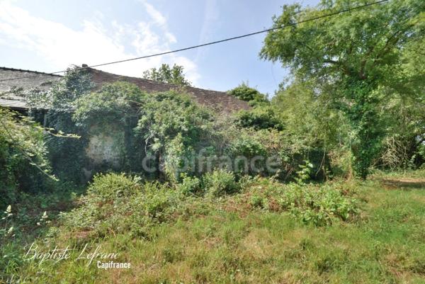 Durtal - Maison en pierre à rénover sur plus de 7000 m² de terrain