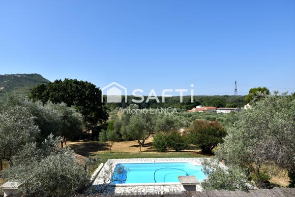 VENTABREN – Maison 126 m² – 5 300 m² de terrain – Piscine – Calme absolu