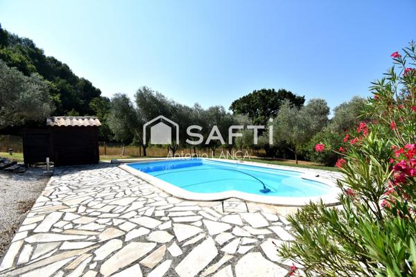 VENTABREN – Maison 126 m² – 5 300 m² de terrain – Piscine – Calme absolu