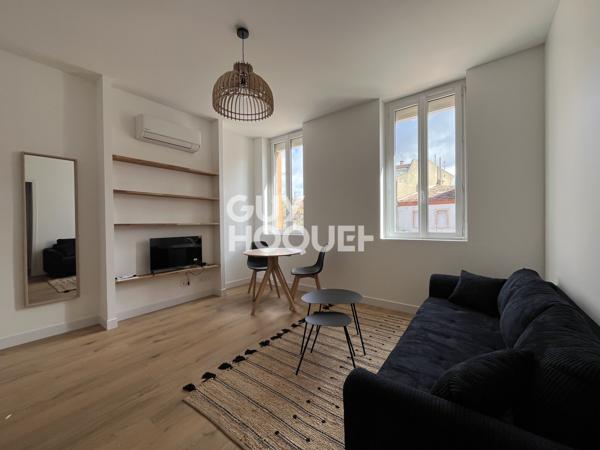 APPARTEMENT T1bis - 27,77 m² - MINIMES - REFAIT A NEUF - CLIMATISÉ