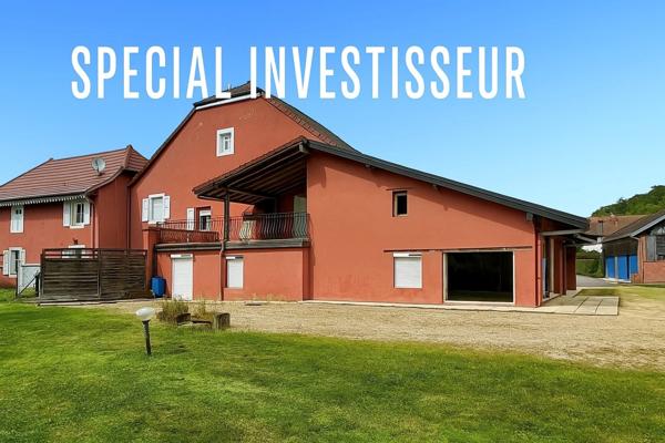 25550 ALLONDANS – SPECIAL INVESTISSEUR – FERME 2 MAISONS INDEPENDANTES + DEPENDANCES – 9 PIECES - 5/6 CHAMBRES – GARAGE