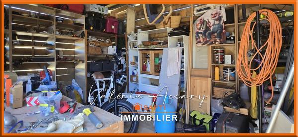Rocbaron : Terrain de 293 m² avec chalet de 58 m², 2 chambres, terrasse, atelier...