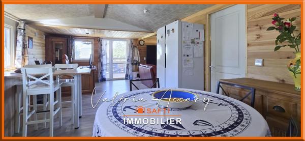 Rocbaron : Terrain de 293 m² avec chalet de 58 m², 2 chambres, terrasse, atelier...