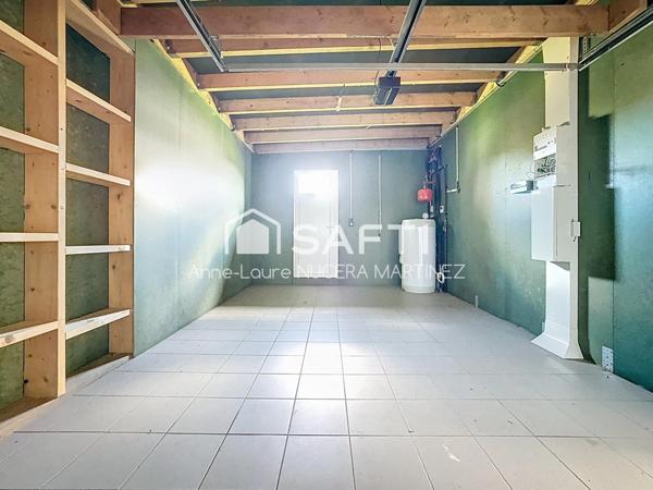 Maison ossature bois de plain pied, 4 chambres, un garage et grand jardin