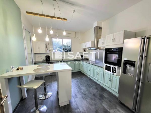 Maison de ville 5 chambres avec grand jardin à Biganos