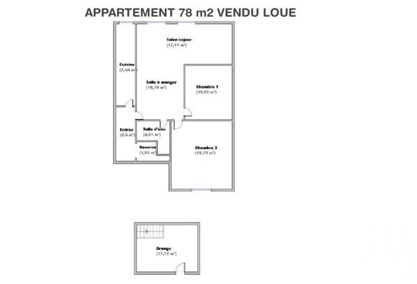 Duplex 5 pièces de 188 m² à Châtonnay (38440)
