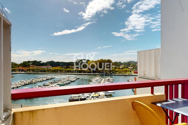 Studio avec vue sur le port de Capbreton
