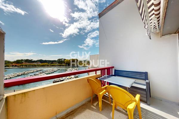 Studio avec vue sur le port de Capbreton