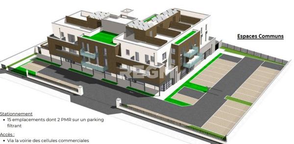 Rang-du-Fliers (62180) Proche côte d'Opale, appartement neuf de type 3 sur Rang du Fliers