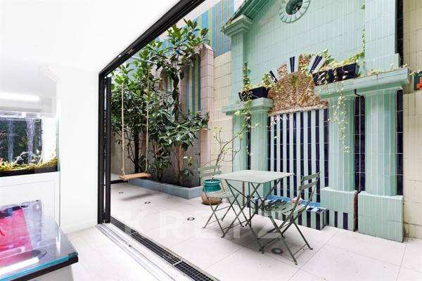 Paris 16e – Appartement de réception en rez-de-jardin avec patio
