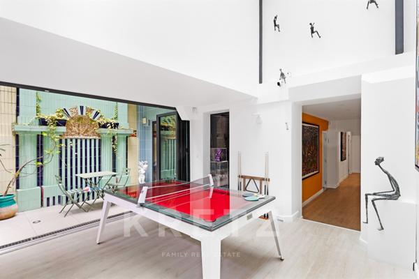 Paris 16e – Appartement de réception en rez-de-jardin avec patio