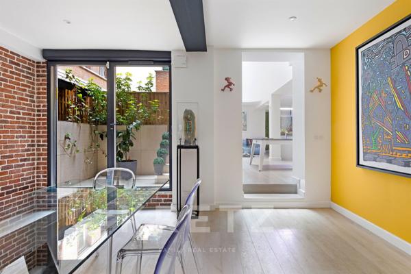 Paris 16e – Appartement de réception en rez-de-jardin avec patio