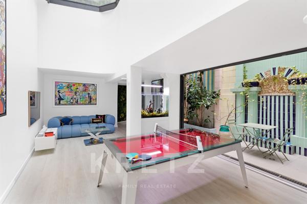 Paris 16e – Appartement de réception en rez-de-jardin avec patio