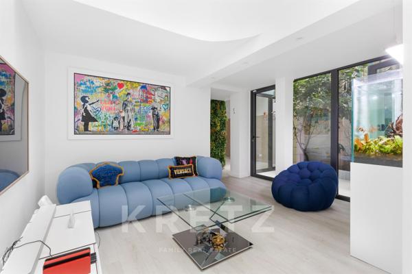 Paris 16e – Appartement de réception en rez-de-jardin avec patio