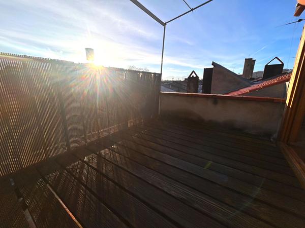 GRANDE MAISON DE VILLE DE CHARME AU C?UR DE PAMIERS AVEC TERRASSE ET VUE PYRÉNÉES