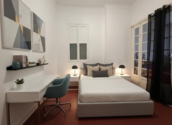 Appartement Haussmannien d'Exception T3 de 80m² avec jardin de 100m² à Marseille  13004- Référence CG1324