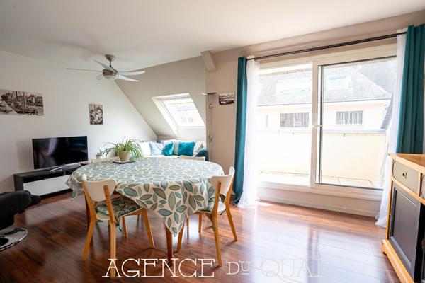 EXCLUSIVITÉ AGENCE DU QUAI - A vendre Appartement T4 de 80 m² centre-ville Concarneau ? 3 chambres, balcon, garage , Concarneau