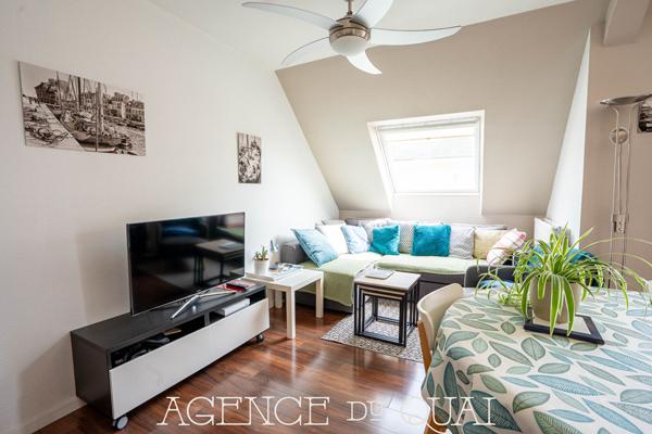 EXCLUSIVITÉ AGENCE DU QUAI - A vendre Appartement T4 de 80 m² centre-ville Concarneau ? 3 chambres, balcon, garage , Concarneau